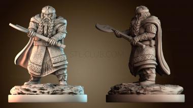 3D модель Гном боец (STL)