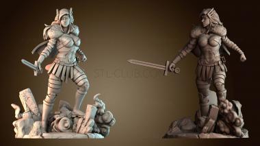 3D модель Леди Валгалла (STL)