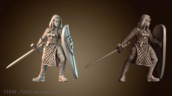 Military Храмовая женщина Фэнтези женщины