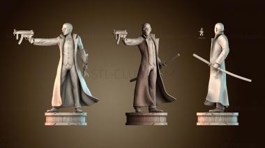 3D модель Фигурка с оружием (STL)