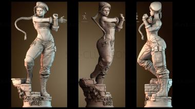 3D модель Статуя Кэмми Стрит Файтер (STL)