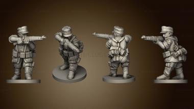 3D модель БАЗА ПЕХОТИНЦЕВ GER RIFLEMAN K (STL)