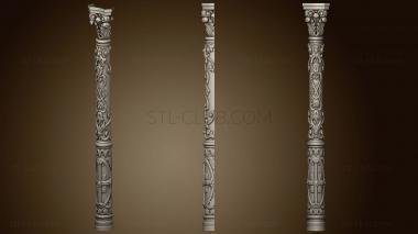 3D model Carved post (STL)