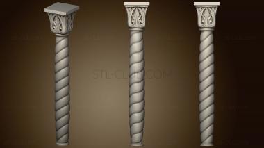 3D model Twisted pole (STL)