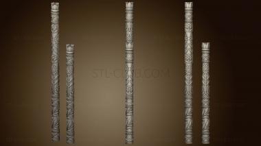 3D model Carved post (STL)