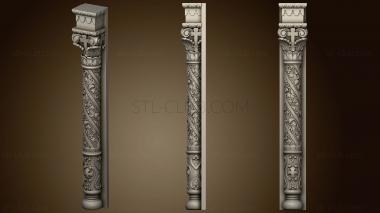 3D model Carved Post from the Iconostasis (STL)