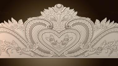 3D модель Выкройка каркаса кровати (STL)