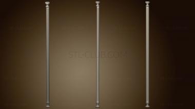 3D model Balustrade with flutes (STL)