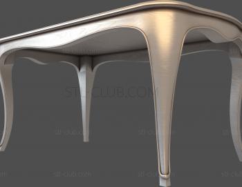 3D model Table model, 3d stl, for CNC (STL)