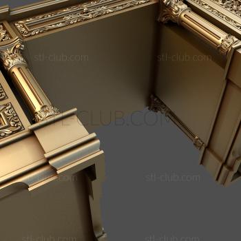 3D model Desk model, 3d stl, for cnc machine tool (STL)