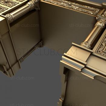 3D model Desk model, 3d stl, for cnc machine tool (STL)