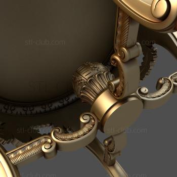 3D model 3d stl model of a baroque coffee table (STL)