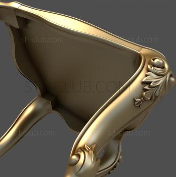 3D модель 3d stl модель стула, файл для чпу станка (STL)