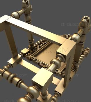 3D model 3d stl chair model, file for cnc machine tool (STL)