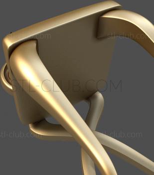 3D model 3d stl chair model, file for cnc machine tool (STL)