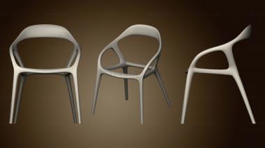 3D model Modern style chair version3 (STL)