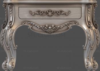 3D model 3d stl model of a bedside table (STL)