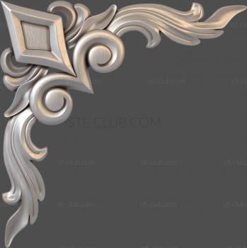 3D model Rhombus with acanthus (STL)