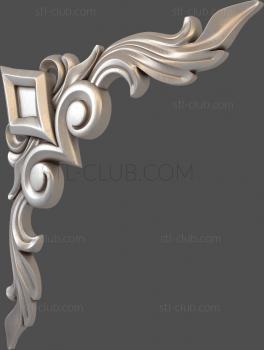 3D model Rhombus with acanthus (STL)