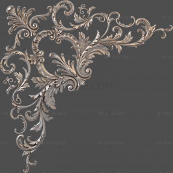 3D model Acanthus tracery (STL)