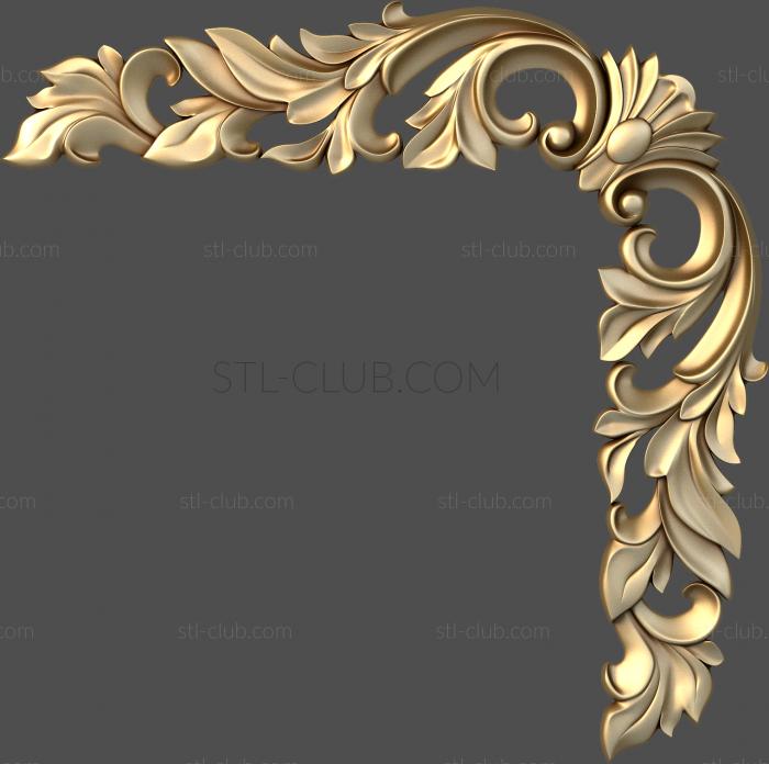 3D model Flaming leaves (STL)