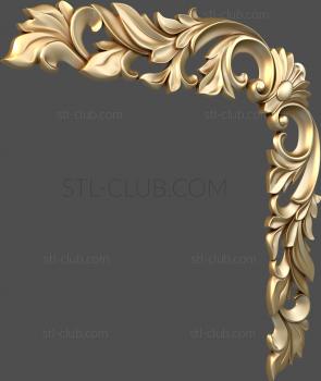 3D model Flaming leaves (STL)