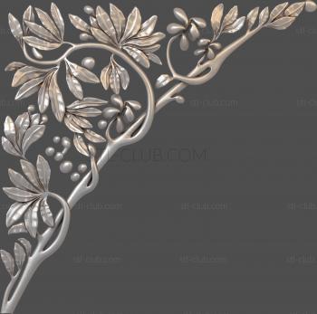 3D model Olive branch (STL)