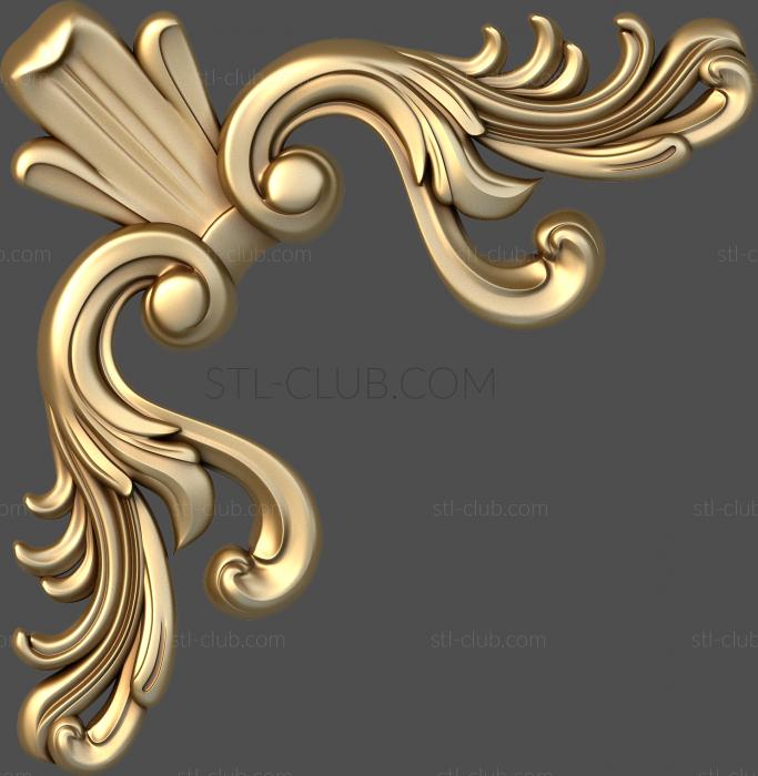 3D model Acanthus mustache (STL)