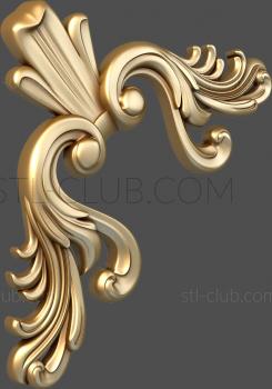 3D model Acanthus mustache (STL)