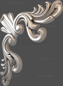 3D model Acanthus mustache (STL)