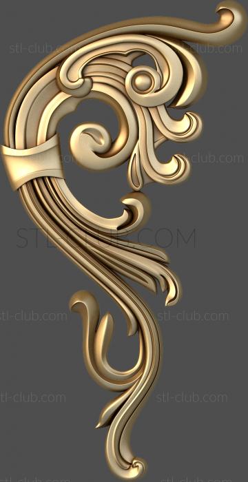 3D model Tied leaves-1 (STL)