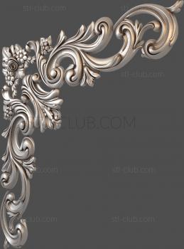 3D model Periwinkle and acanthus (STL)