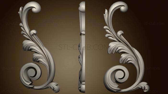 3D model The decor is carved (STL)