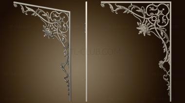 3D model Rococo style grille (STL)