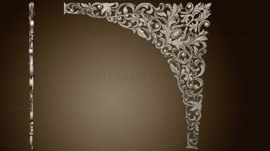 3D model Carved corner (STL)