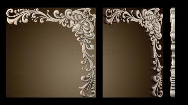 3D модель Узор на угловой стене (STL)