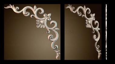 3D model Pattern in the corner (STL)