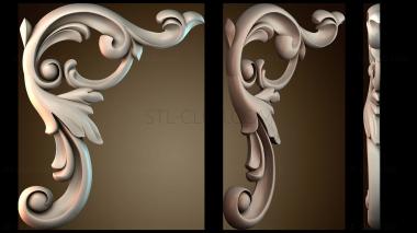 3D model Pattern in the corner (STL)