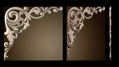3D model Pattern in the corner (STL)