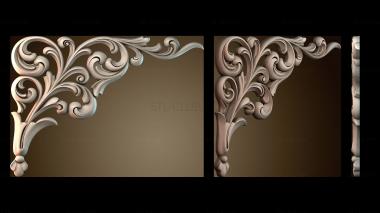 3D model Pattern in the corner (STL)