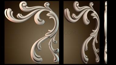 3D model Pattern in the corner (STL)