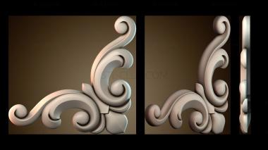 3D model Pattern in the corner (STL)