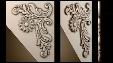 3D model Pattern in the corner (STL)