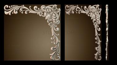 3D model Pattern in the corner (STL)