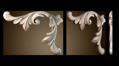 3D model Pattern in the corner (STL)