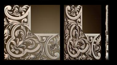 3D model Pattern in the corner (STL)