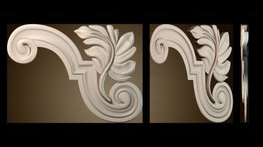 3D model Pattern in the corner (STL)