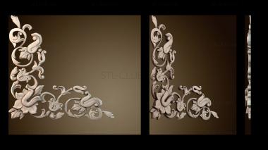 3D model Pattern in the corner (STL)