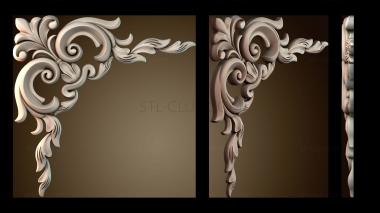 3D model Pattern in the corner (STL)
