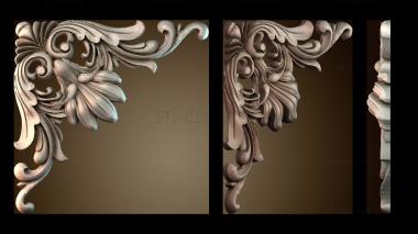 3D model Pattern in the corner (STL)